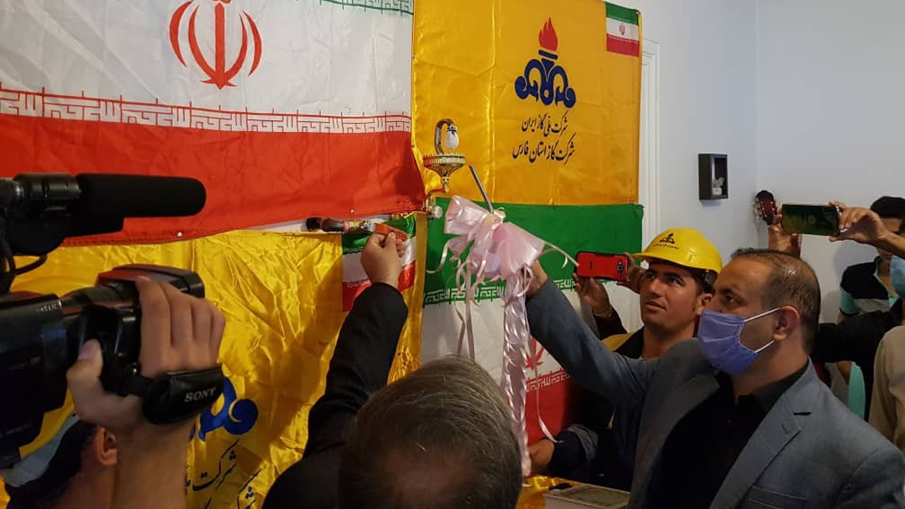 طرح گازرسانی به روستای شویدزار در اقلید فارس