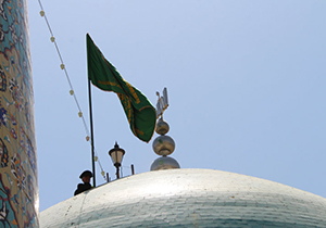 رونمایی از گنبد امام زاده شاه نجف(ع)