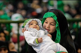 مراسم شیرخوارگان حسینی و قلک‌شکنی درنخستین روز محرم