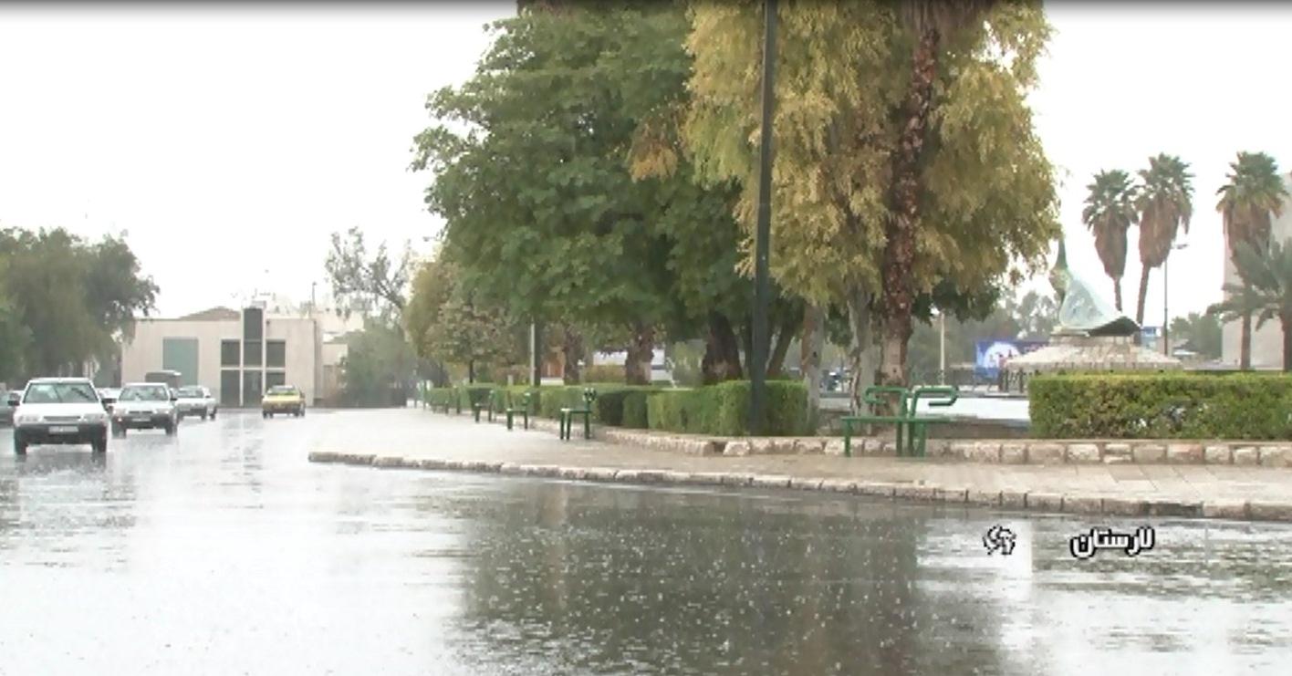 میزان بارش باران در فارس