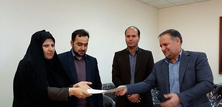 زينب يونسي به‌عنوان بخشدار مرکزي اقليد معرفي شد 