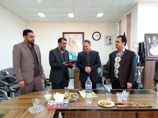 مراسم توديع و معارفه رئيس اداره تعاون، کار و رفاه اجتماعي شهرستان اقليد 