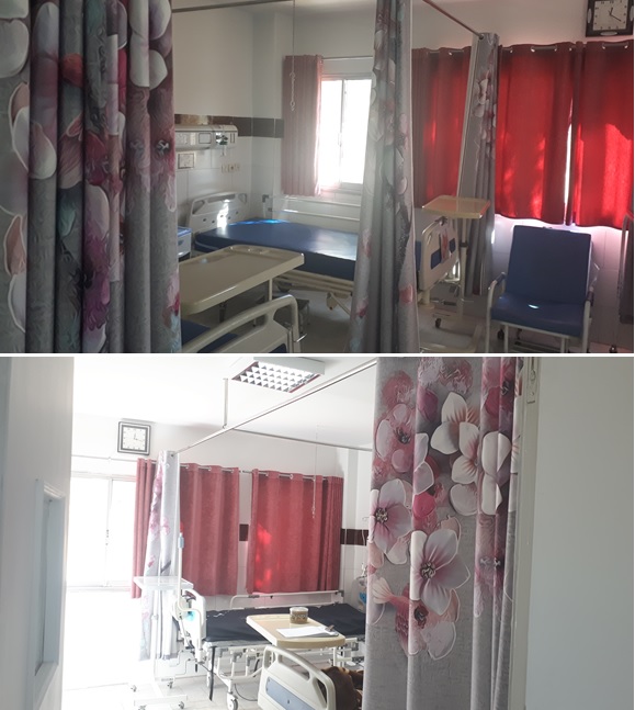 بازسازی بخش داخلی بیمارستان اقلید