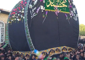 مراسم معنوی نخل گردانی در اقلید